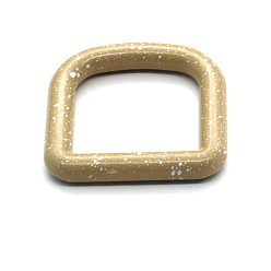 Бледно-Золотистый Кольца из АБС-пластика, застежка-молния, для лямки, обвязочные мешки, аксессуары для одежды, бледно золотарник, 74x72 мм
