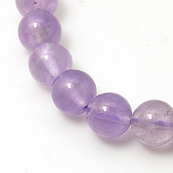 Ametrine Natural Ametrine Beads Strands,  Round, Lilac, about 10mm in diameter, hole: 1mm, about 38pcs/strand, 15.3 inch