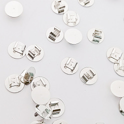 Платина Железная пряжка, укладка волос, для украшения волос своими руками хвостик, платина, 10 мм, внутренний диаметр: 4~6 мм