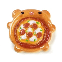 Food Непрозрачные кабошоны из смолы, искусственный хлеб, хлеб, 23.5x26x7 мм