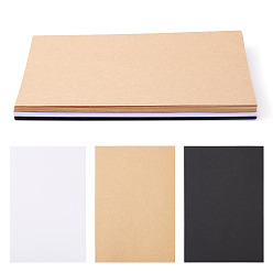 (52) Непрозрачная лаванда 60 шт. 3 цвета самодельная бумага пустая карточка, прямоугольные, разноцветные, 146x96x0.3 мм, 20 шт / цвет