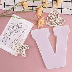 Letter V Силиконовые формы, формы помады, формы для литья смолы, для шоколада, конфеты, уф-смола, изготовление изделий из эпоксидной смолы, letter.v, 160x151x36 мм