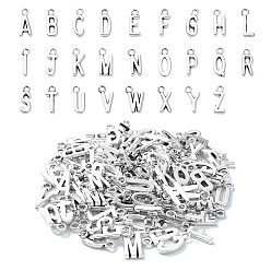 Letter A~Z 130 шт 26 стили подвески из сплава в тибетском стиле, Письмо ~ Z, 15.5~17x6~11x2 мм, отверстие : 2 мм, около 5 шт. / стиль