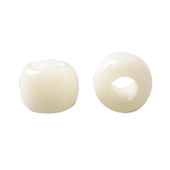 (51) Opaque Light Beige TOHO Round Seed Beads, Japanese Seed Beads, (51) Opaque Light Beige, 15/0, 1.5mm, Hole: 0.7mm, about 15000pcs/50g