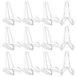 Clear Acrylic Coin Display Holder, Clear, 6.8x5x6.4cm, 15pcs