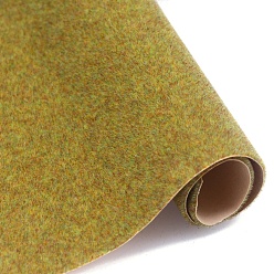 Цвет Оливы Имитационная модель травы, искусственный флокированный микроландшафтный садовый декор, для декора песочного стола, оливковый, 210x297 мм, 5 шт / комплект