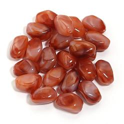 Седло Коричневый Непрозрачные акриловые бусины, самородок, седло коричневый, 21x12 мм