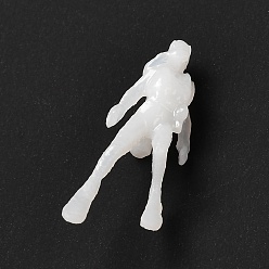 White 3D Resin Model, UV Resin Filler, Epoxy Resin Jewelry Making, Female Diver, White, 6x6x21mm