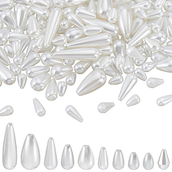 Морская Ракушка 10 подвески из искусственного жемчуга из АБС-пластика, слеза, цвет морской раковины, 10~29.5x6~12x6~12 мм, отверстие : 1.2~1.5 мм