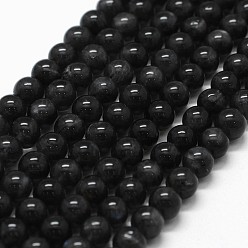 Larvikite Природные лабрадорита бисер нитей, класс AAA, круглые, 6 мм, отверстие : 0.8 мм, около 66 шт / нитка, 15.7 дюйм