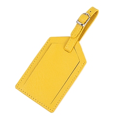 Золотистый Украшения для сумок из искусственной кожи, пустые ценники, золотые, 10.5x6.5 см