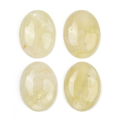 Лимонный Кварц Естественный лимонный кварц кабошонов, овальные, 40x30x8.5 мм