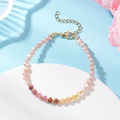 Жемчуг Браслеты из натурального малайзийского нефрита и жемчуга для женщин, самородки, 7.20 дюйм (18.3 см)