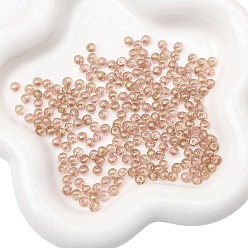 Dark Salmon Transparent Acrylic Beads, Dark Salmon, 5x4mm, Hole: 1.2mm, about 100pcs/Set