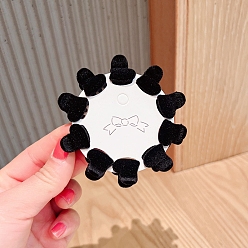 Черный 10шт. смоляные заколки-коготки для волос, аксессуары для волос для женщин и девочек, чёрные, 17 мм