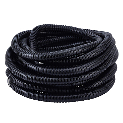 Negro Manguera aislante térmica de PVC, tubo de conducto, negro, 23 mm, 10 m / rollo
