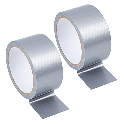 Серый Полиэтиленовые и марлевые липкие ленты для крепления ковров, тканевая лента для ремонта переплетного дела, плоский, серые, 48 мм, 10 м / рулон, 2 рулонов / набор