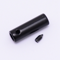 Другой Цвет Цинковые торцевые крышки сплава, колонка, другой цвет, 19.5x6 мм, отверстие : 2 мм, внутренний диаметр: 4 мм