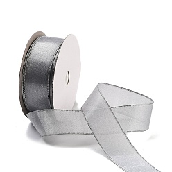 Гейнсборо 20 лента из полиэстера в ярдах, для упаковки подарков, светло-серые, 1 дюйм (25 мм), около 20.00 ярдов (18.29 м) / рулон