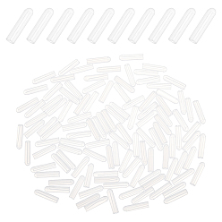 Белый Дым 150шт. силиконовых игольчатых уплотнительных пробок, защитный чехол, серый, 14.5x3.5 мм, внутренний диаметр: 0.8 мм, 150 шт / комплект