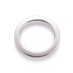 Edelstahl Farbe Anlaufgeschützt 304 Verbindungsringe aus Edelstahl, Ring, Edelstahl Farbe, 21.5x1 mm, Bohrung: 16.5 mm