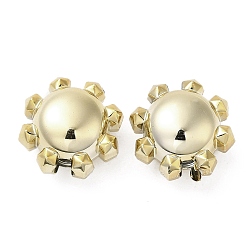 Золотой CCB пластиковые шарики, солнце, золотые, 17.5x11 мм, отверстие : 3.3 мм