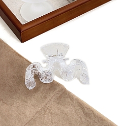 Белый Модные пластиковые заколки-коготь, белые, 91x55 мм