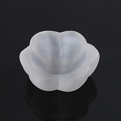 Цветок Украшения для скульптур из натурального селенита, для домашнего офисного стола, цветок, 99x57x8 мм