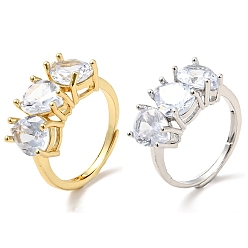 (52) Непрозрачная лаванда Прозрачное регулируемое кольцо в форме слезы из кубического циркония, украшения из латуни для женщин, разноцветные, размер США 6 3/4 (17.1 мм)