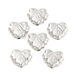 Платина CCB пластиковые шарики, лист, платина, 11x13x4.5 мм, отверстие : 1.6 мм, Около 1316 шт / 500 г