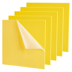 Желтый Акриловый лист, квадратный, желтые, 200x200x3 мм