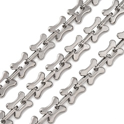 Нержавеющая Сталь Цвет 304 цепи из нержавеющей стали ссылка, несварные, цвет нержавеющей стали, 10.5x8.5x1.4 мм