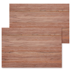 Верблюжий Мини-модель деревянного пола, для кукольного домика миниатюрная сцена модель, верблюжие, 430x286x0.5 мм