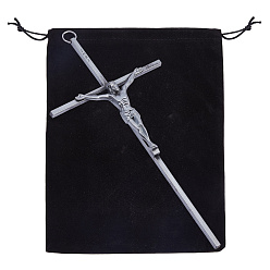 Antique Silver Alloy Wall Decorations, Home Decorations, Cross, Antique Silver, 265mm