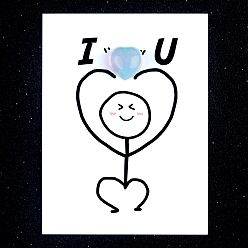 Опал Украшения в виде сердечек из синтетического опалита, с бумажными карточками, фигурка для украшения дома, энергетический камень рейки для исцеления, 15 мм