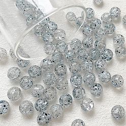 Морской Синий Ручной прозрачные бусины бусины, круглые, Marine Blue, 10 мм, отверстие : 1 мм, 10 шт / комплект