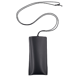 Черный Сумки для хранения очков из искусственной кожи, футляр для солнцезащитных очков, прямоугольные, чёрные, 800 мм