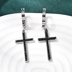 Реактивный Самолет Серьги-кольца из нержавеющей стали и полимерной глины со стразами, струя, 304 мм