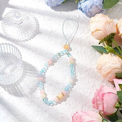 Голубой Мобильные ремни moonstone, с нейлоновой нитью, голубой, 211 мм