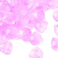 Фиолетовый Бусины лэмпворк , тюльпан, фиолетовые, 9 мм