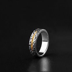 Античное Серебро Латунные кольца для пары, античное серебро, внутренний диаметр: 19 мм