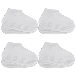 Белый Дым Силиконовые бесшумные нескользящие бахилы, серый, 186x302x10 мм