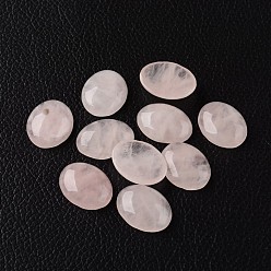 Розовый Кварц Овальный розовый кварц кабошоны, 20x15x6 мм