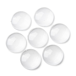 Clear Transparent Glass Cabochons, Clear Dome Cabochon for Cameo Photo Pendant Jewelry Making, Clear, 13.5~14x4mm