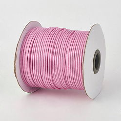 Pearl Pink Eco-Friendly Korean Waxed Polyester Cord, Pearl Pink, 0.5mm, about 169.51~174.98 Yards(155~160m)/Roll