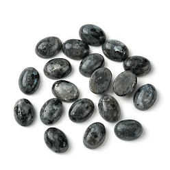 Larvikite Cabujones de larvikita natural, oval, 8~8.5x6~6.5x2.5~3.5 mm