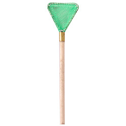 Verde Lima Adornos en miniatura de aleación con forma de red de pesca, accesorios de casa de muñecas micro paisaje hogar, simulando decoraciones de utilería, verde lima, 95 mm
