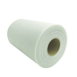 Azure Deco Mesh Ribbons, Tulle Fabric, Tulle Roll Spool Fabric For Skirt Making, Azure, 6 inch(15cm), about 100yards/roll(91.44m/roll)