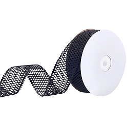 Черный Полиэфирная лента для поделок своими руками, чёрные, 1-3/8 дюйм (36 мм), около 20.00 ярдов (18.29 м) / рулон