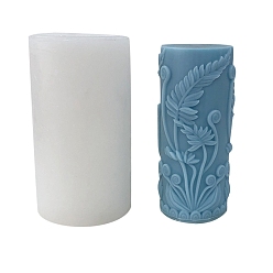 Белый Пищевые силиконовые формы, для изготовления свечей, формы для литья смолы, столбец с листа, белые, 74x128 мм